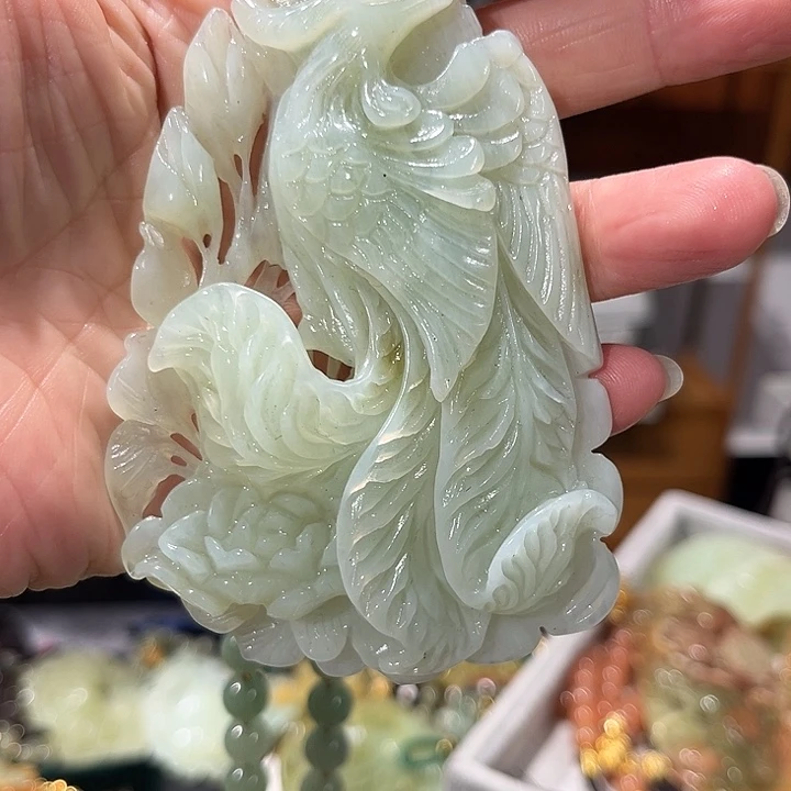 未镶嵌岫玉毛衣链