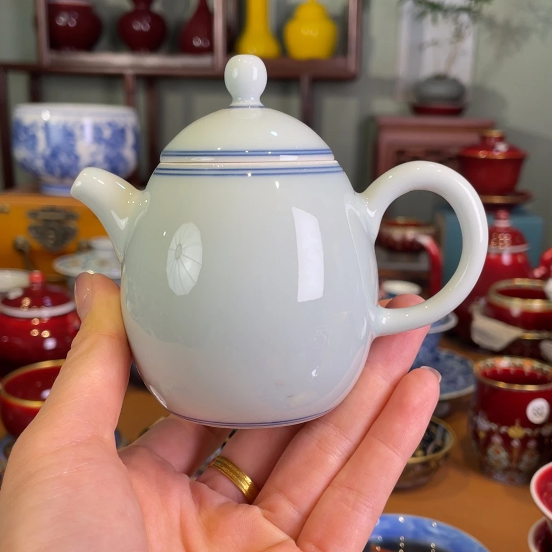 s**y清欢柴窑，素胎龙蛋壶