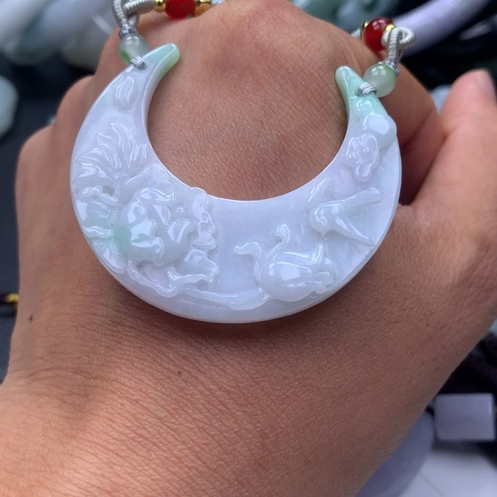 翡翠未镶嵌颈饰翡翠A货S016