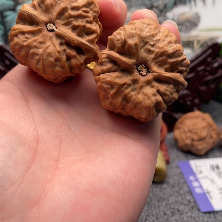 赤***道核桃蛤蟆头文玩C10