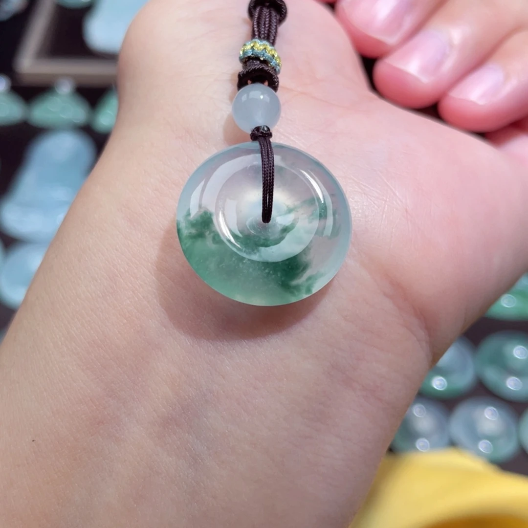 颈饰未镶嵌翡翠扣子