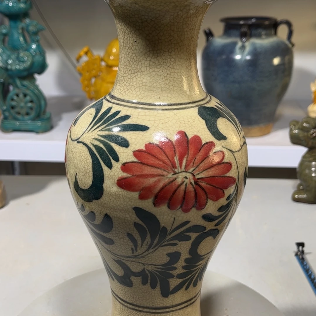 瓶磁州窑瓷器品相完美