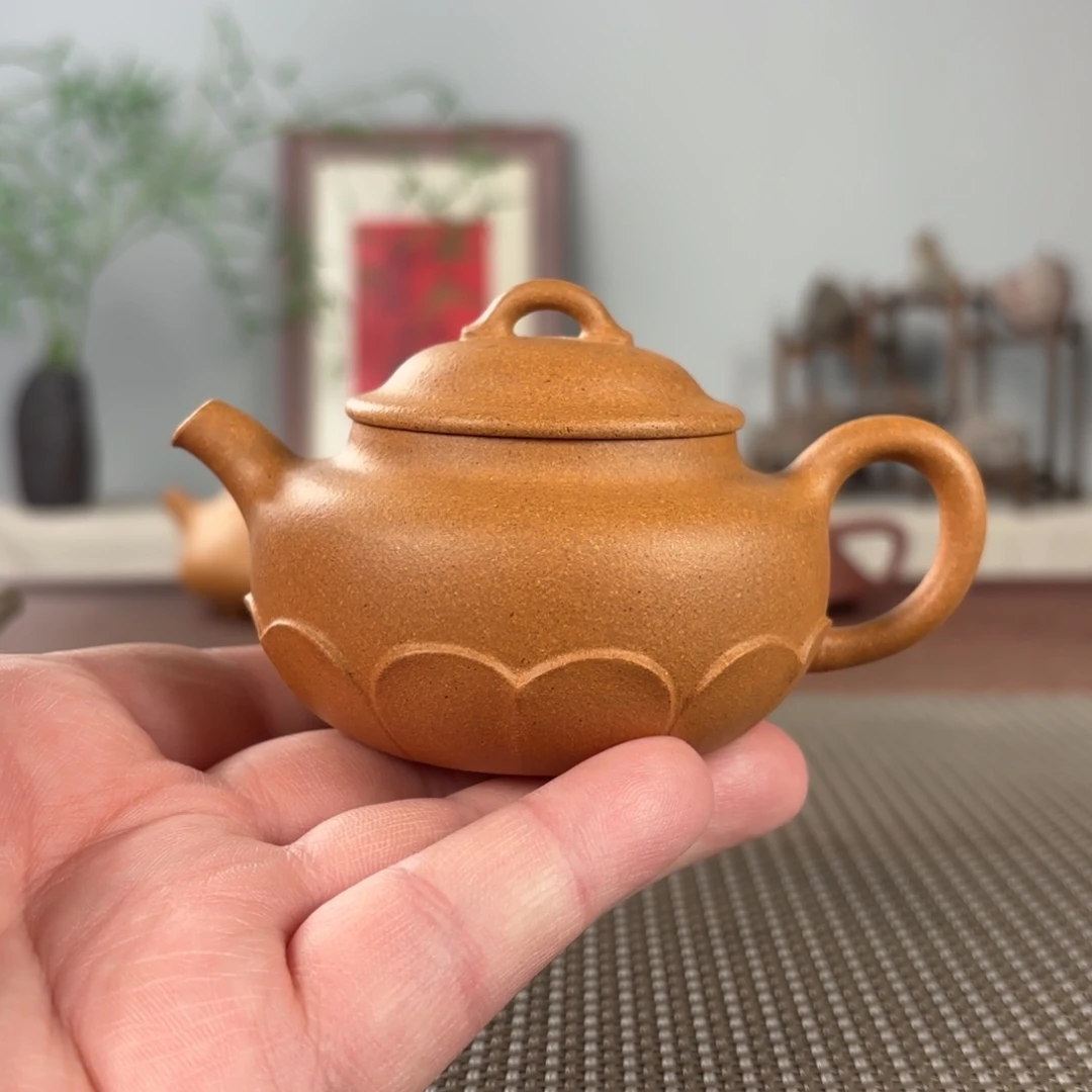 水***平紫砂茶壶黄龙山原矿紫砂壶