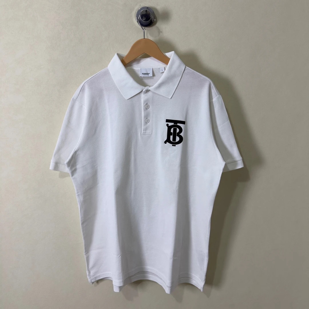 99新 BURBERRY/博柏利 男女款刺绣大tb标/L码/396