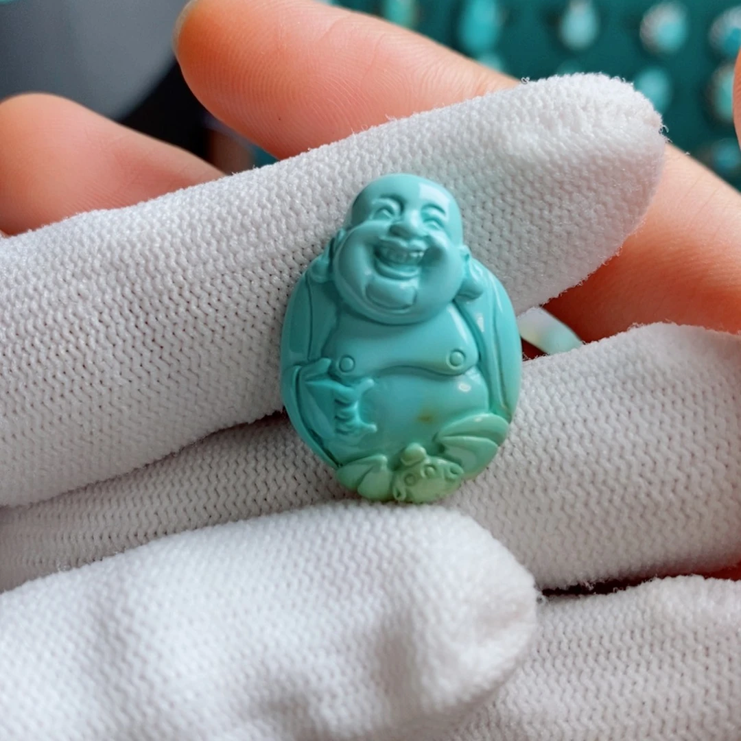 绿松石未镶嵌颈饰