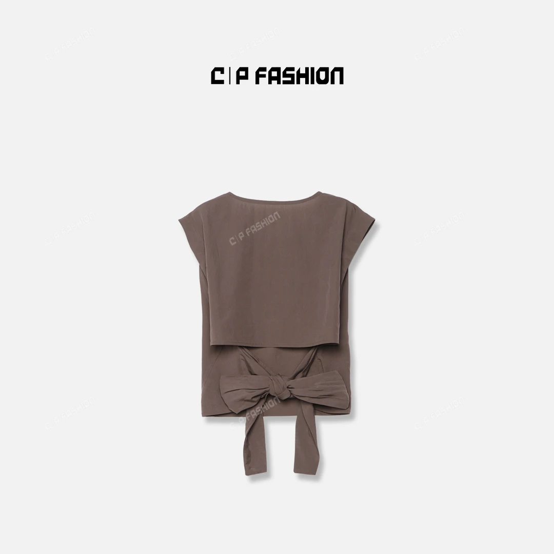 AREYiROW【轻奢起舞】天丝时尚休闲百搭纯色设计师新款 J00915CS242