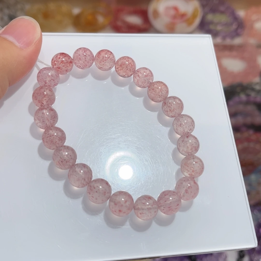 未镶嵌手链水晶9m草莓晶单圈