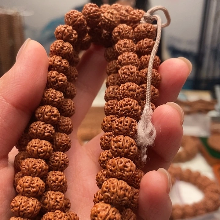 花***缺吊坠金刚菩提凹底梅花卡10➕108