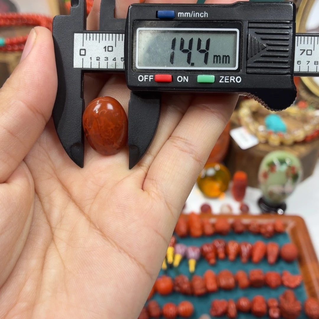 未镶嵌配饰南红玛瑙14.4mm