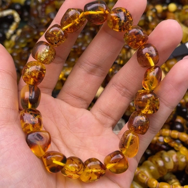 琥珀未镶嵌珠宝奇石