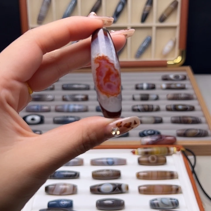 冰***心玛瑙/玉髓未镶嵌颈饰