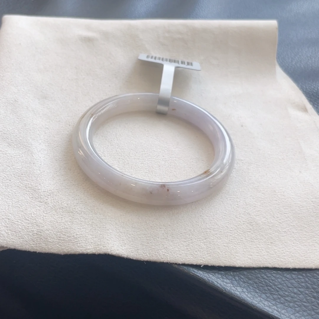 翡翠未镶嵌手镯纹50圆条