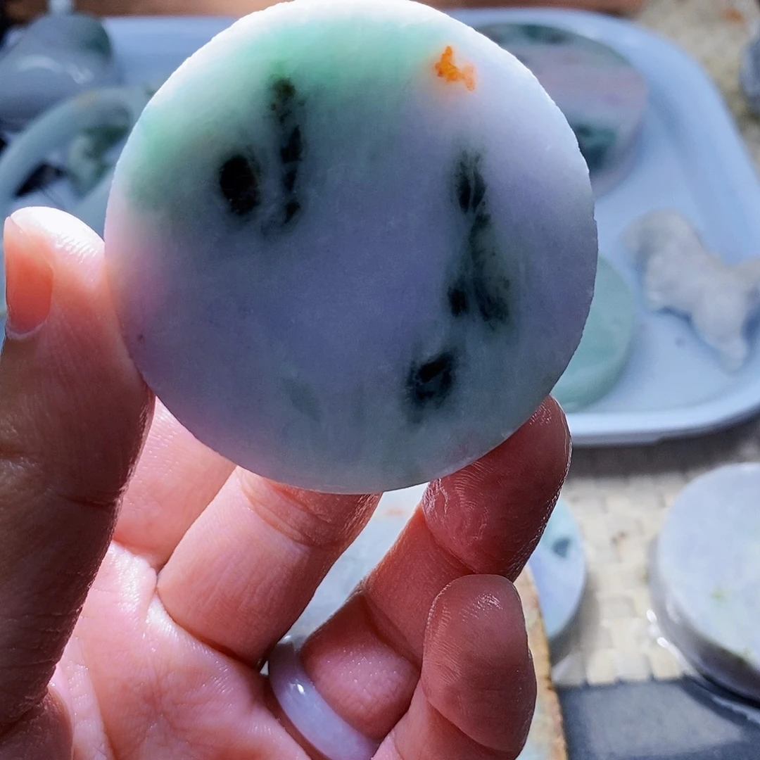 翡翠未镶嵌颈饰888