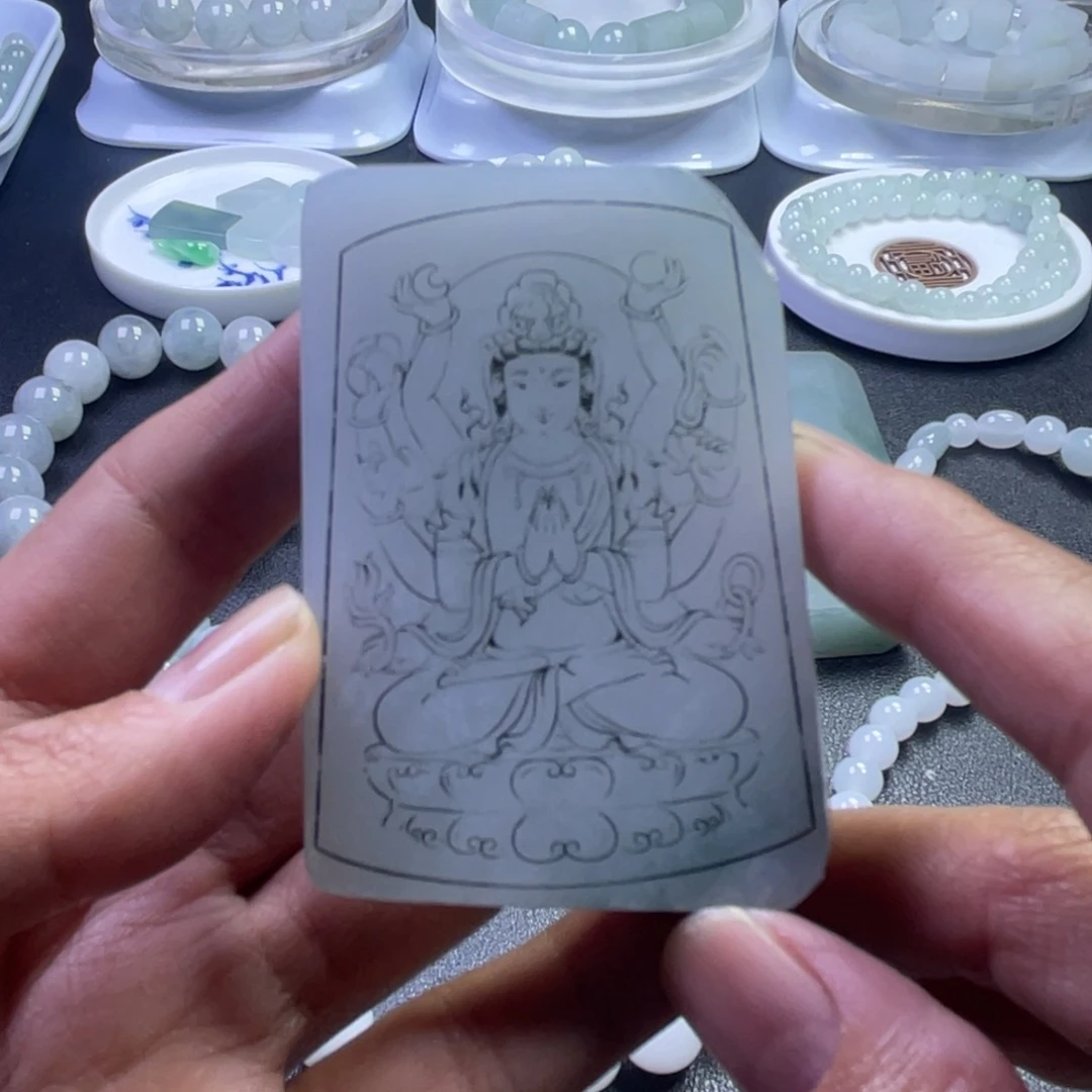 定制翡翠未镶嵌裸石定制包工