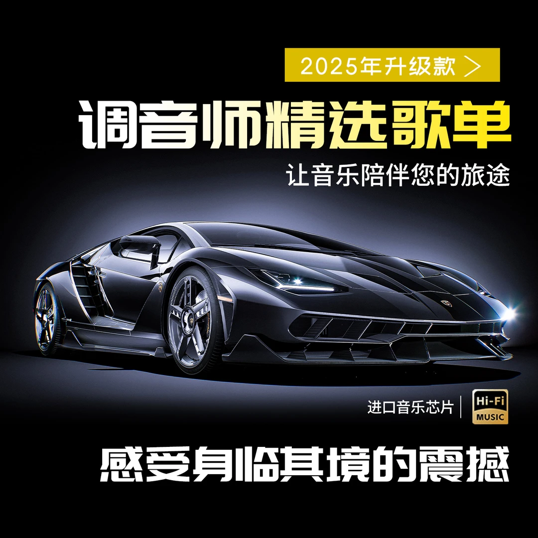 原版原声【新款母带音源】带歌词车载u盘 精选母带灌入高品质音乐