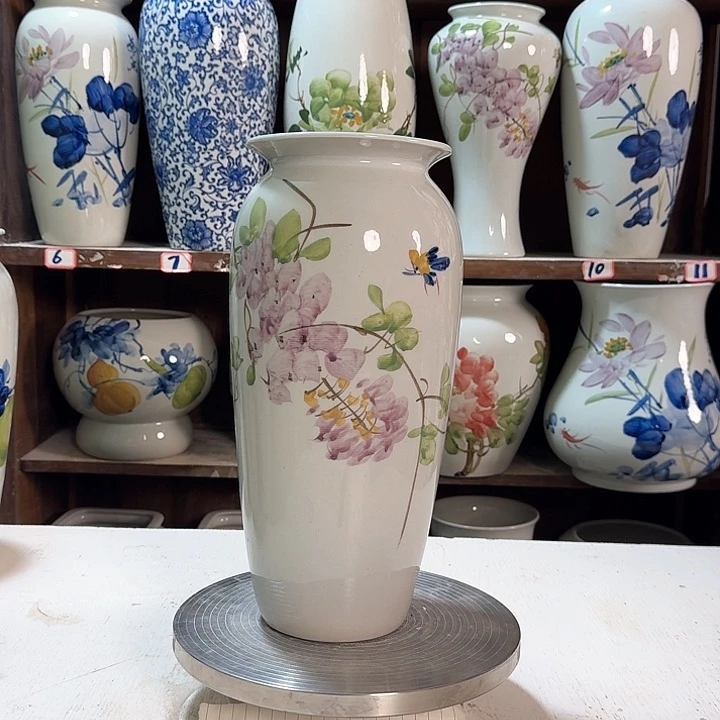 瓶高32紫藤新款陶瓷陶瓷