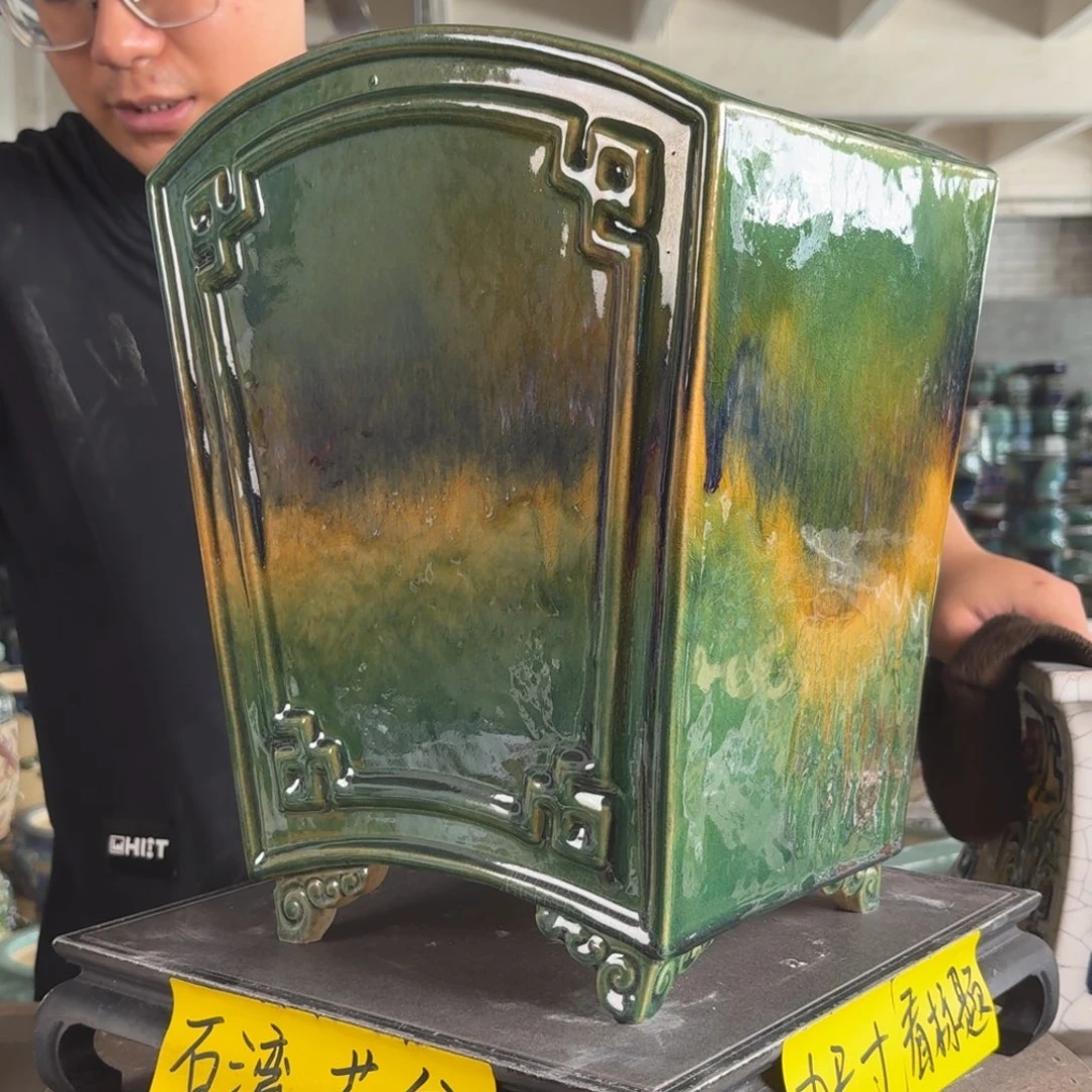 飘***少。一风堂石湾花盆 内22*19*30