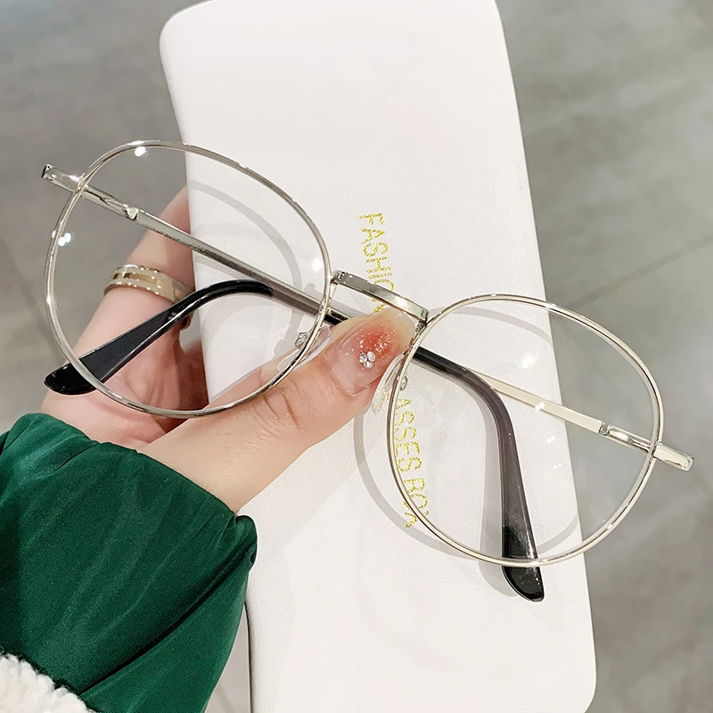 尽显青春品味轻奢全框PC眼镜-韩版超轻高清镜片男女通用复古网红
