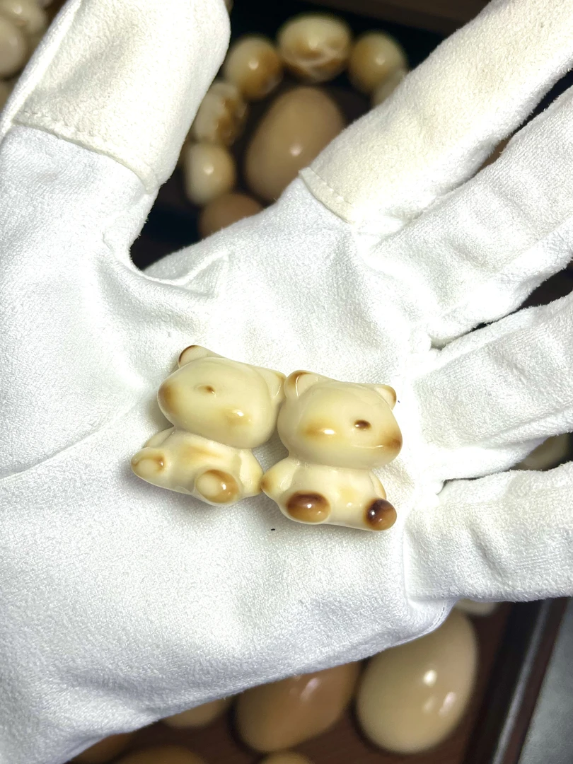 碳烤雕刻牙果动物系可爱风全品牙果小熊