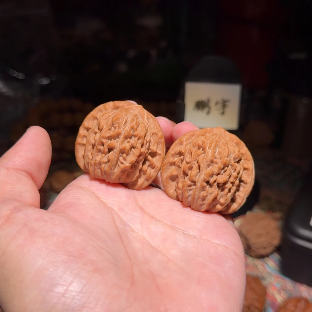 核桃把件688号43蓟县四座楼文玩核桃