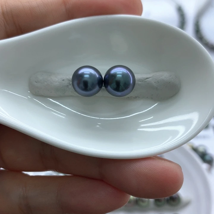 海水珍珠裸珠9+蓝莓 安安