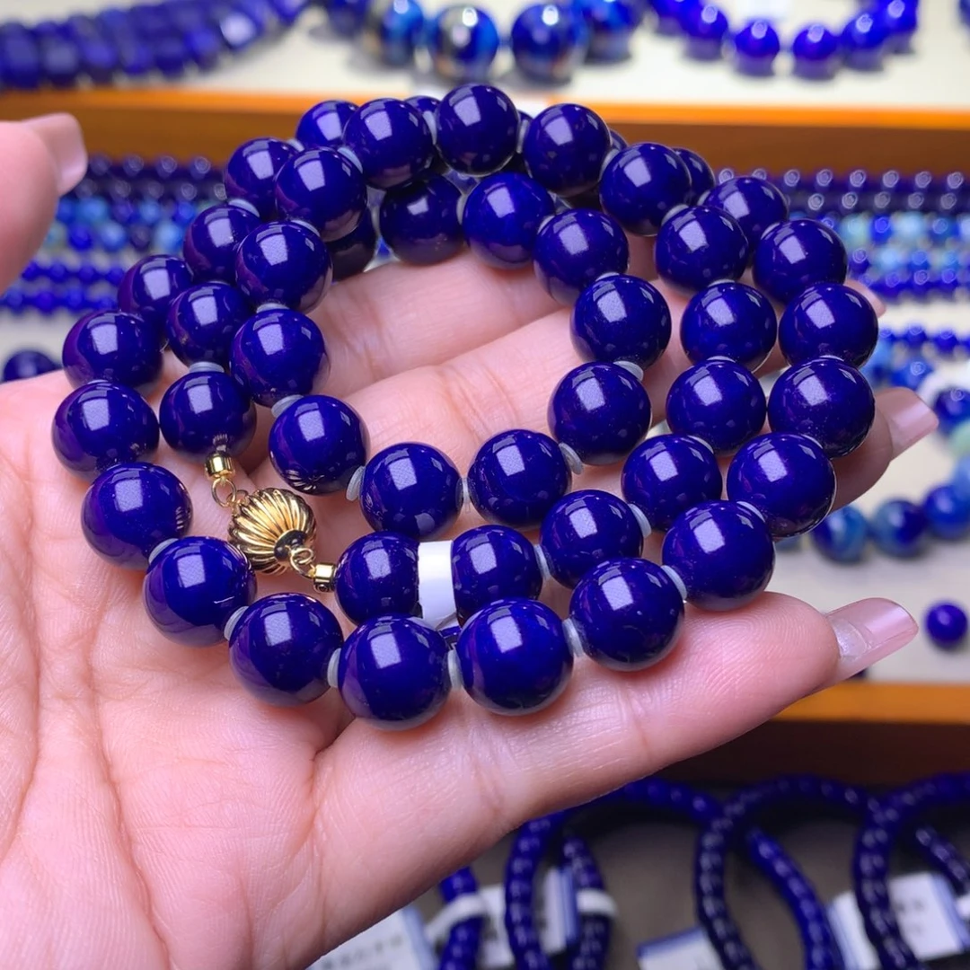 青金石未镶嵌项链10.8m