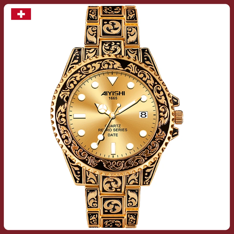 瑞士注册品牌AIYISHI时尚男士腕表1665-BXZX