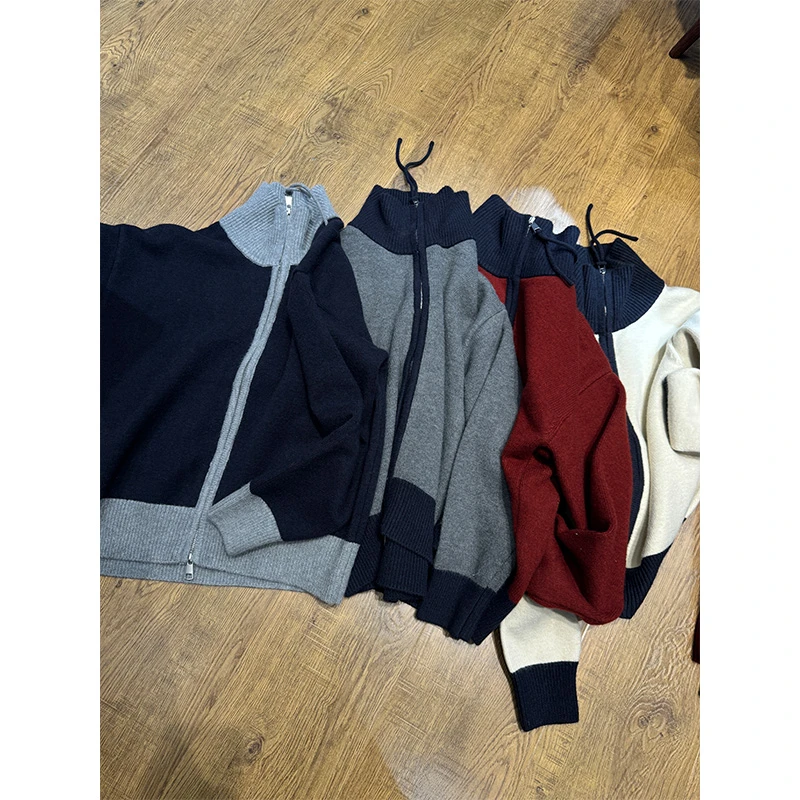 Du kao 休闲拉链毛衣