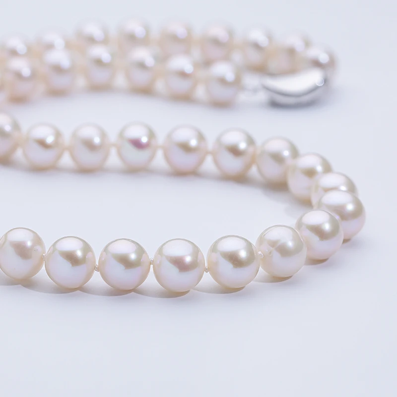 【宠粉福利】7~8mm淡水无核珍珠项链近圆微瑕