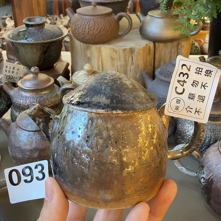 茶壶粗砂平*。柴烧新品福利多多