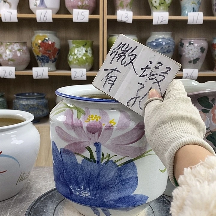 缸13xc景德镇陶瓷花盆