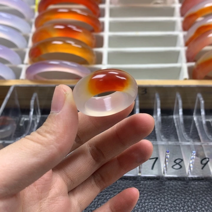 玛瑙/玉髓合金戒指
