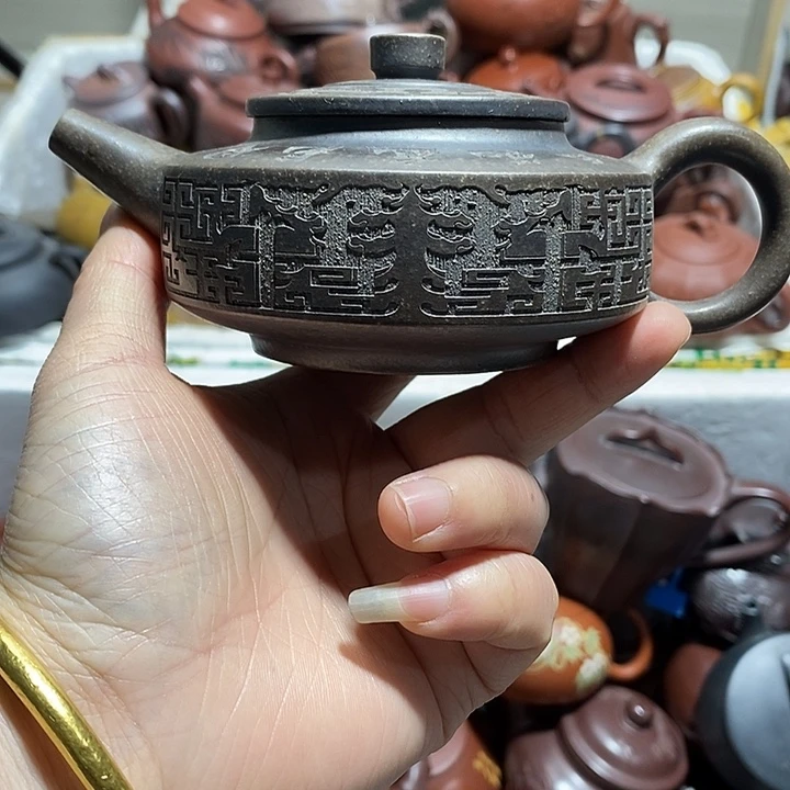 紫砂茶壶楚*舒微瑕微笑