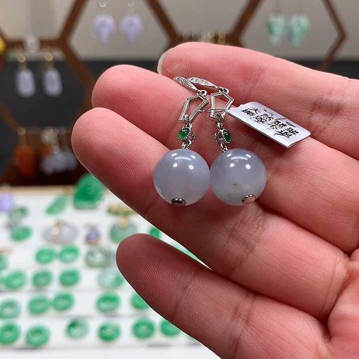 翡翠18K金镶嵌耳饰清货福利