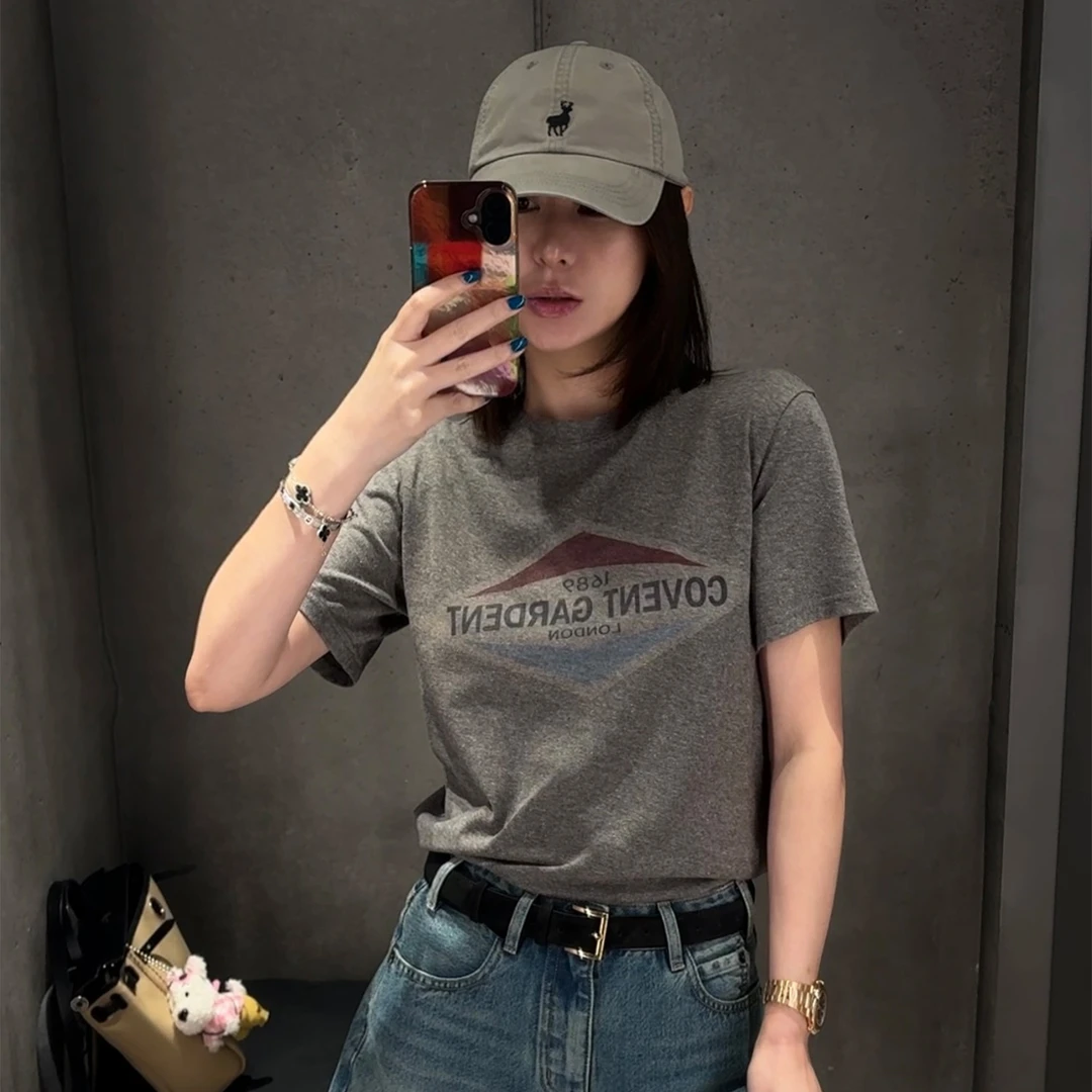 【字母印花短袖】夏季新款爆款舒适轻薄通勤休闲T恤 AATX56098