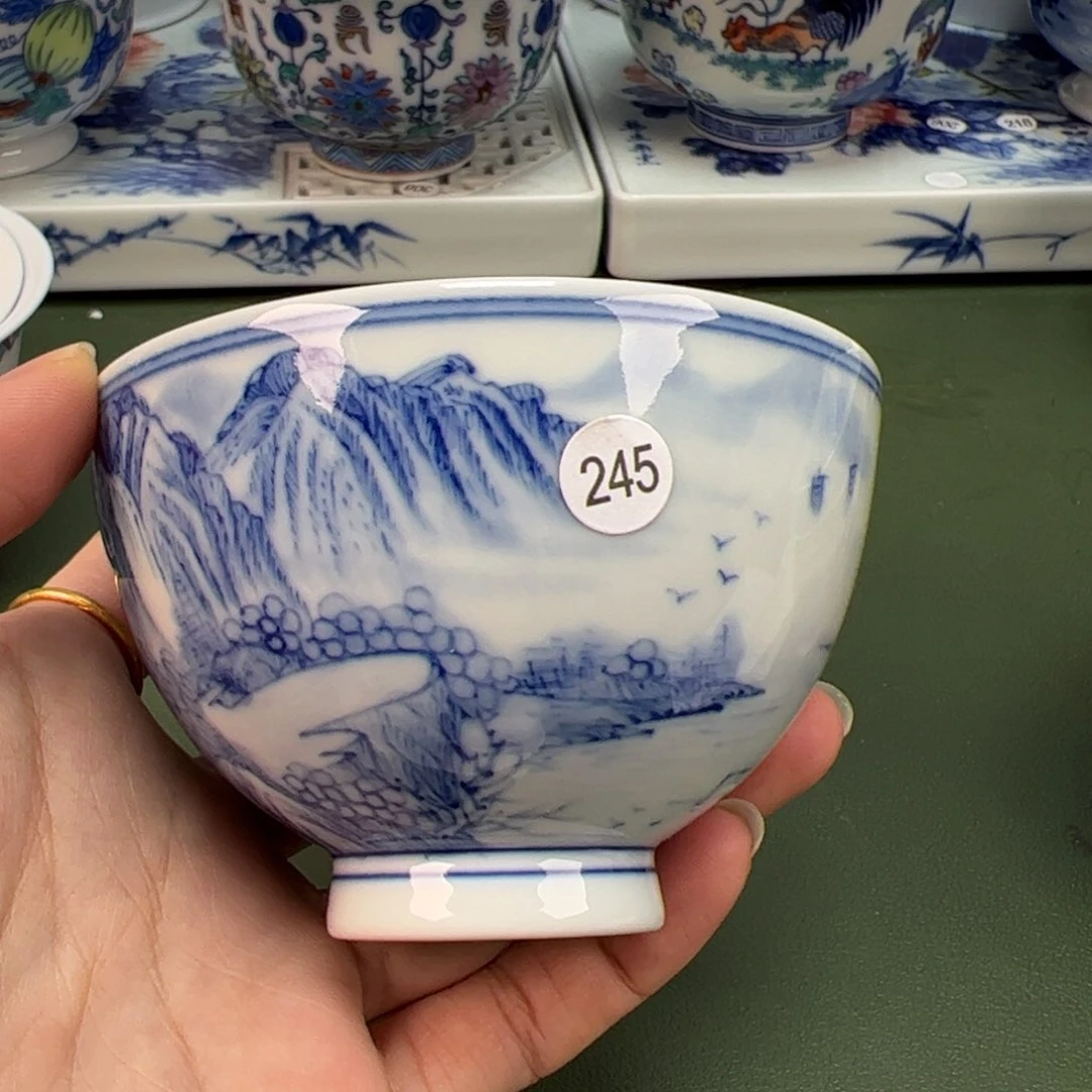 杯景德镇纯手绘茶具245