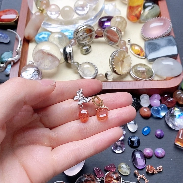 未镶嵌手链水晶一***光