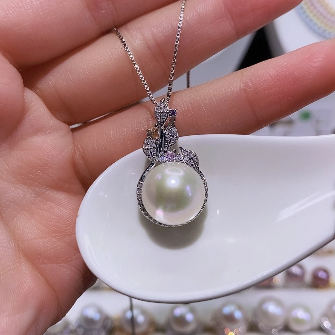 淡水珍珠颈饰合金
