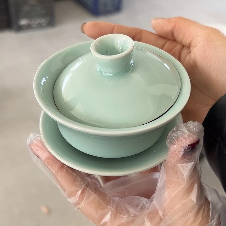 青瓷小米茶器龙泉青瓷