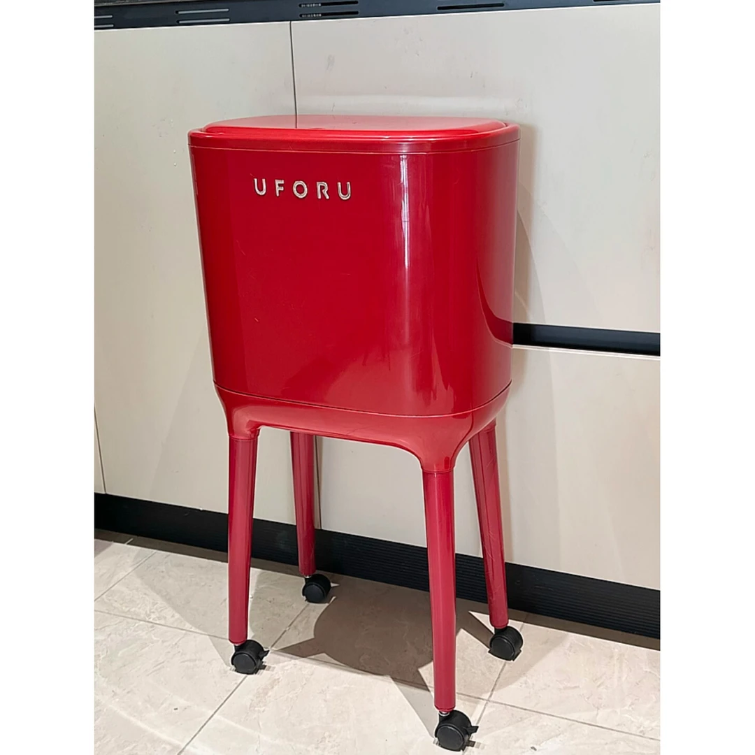 MOMO·垃圾桶轻奢高级感家用免弯腰厨房客厅大容量可移动软装搭配