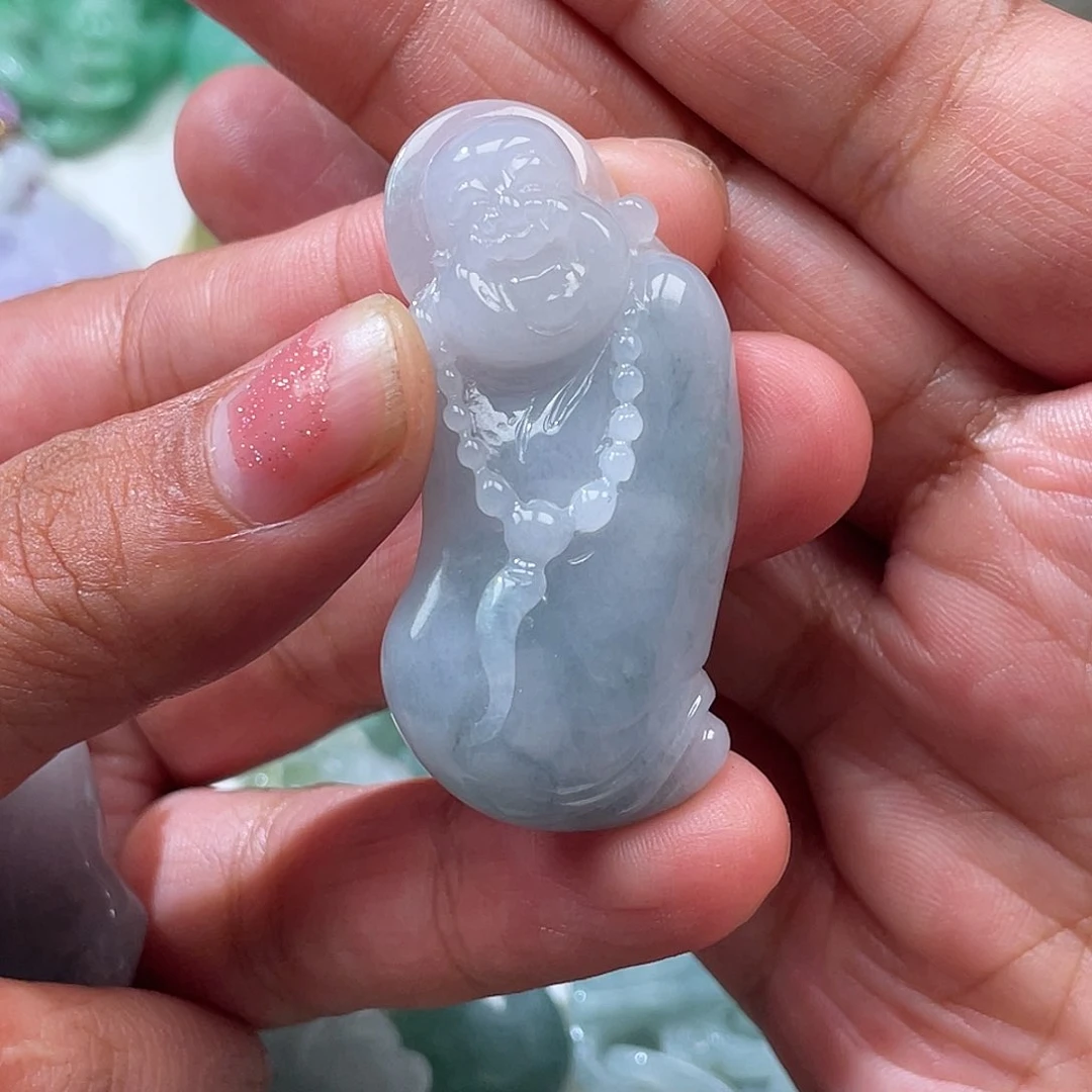 翡翠未镶嵌颈饰诗*翡玉缘翡翠
