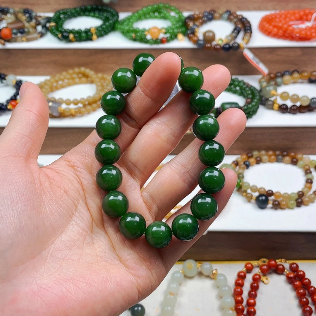 【闪购商品】和田玉未镶嵌手串红皮