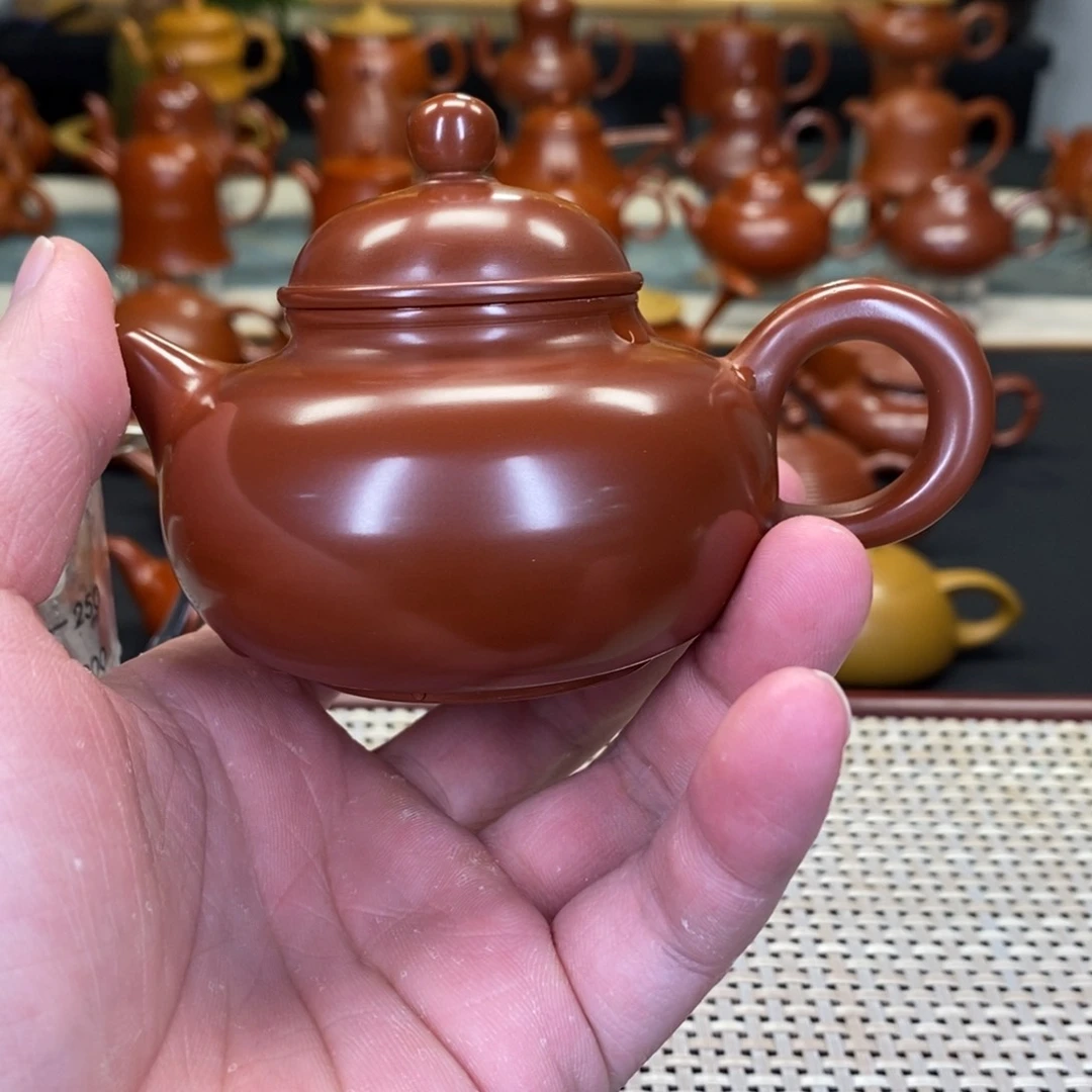 紫砂茶壶毕*潮州手拉壶