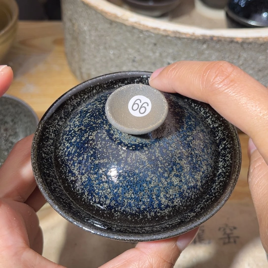 茶盏义兴龙窑坚持真柴烧微瑕