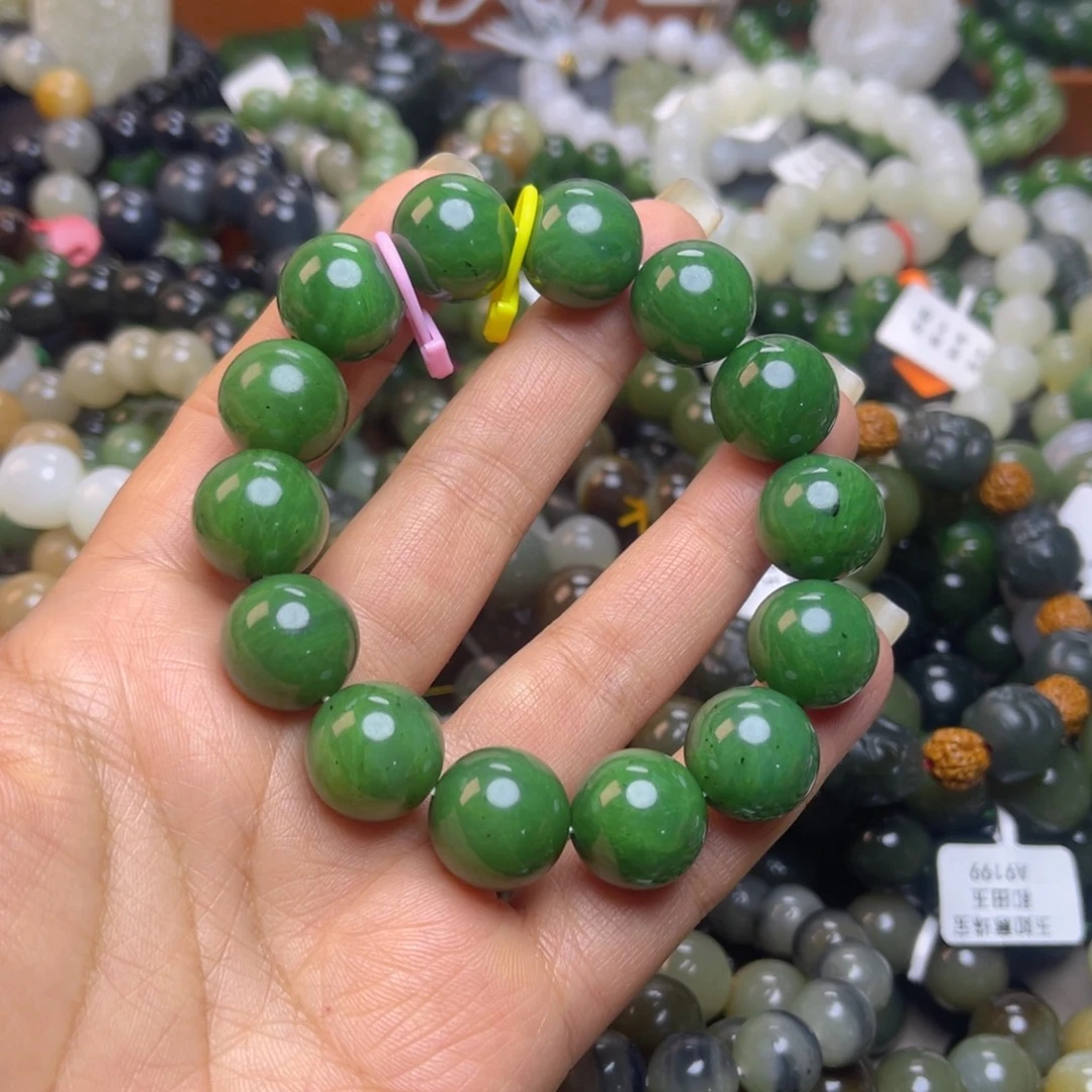 和田玉未镶嵌手链