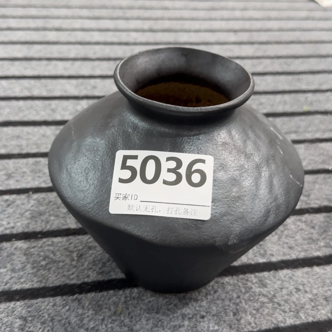 摆件景德镇高温花瓶编码5036高17口6默认无孔