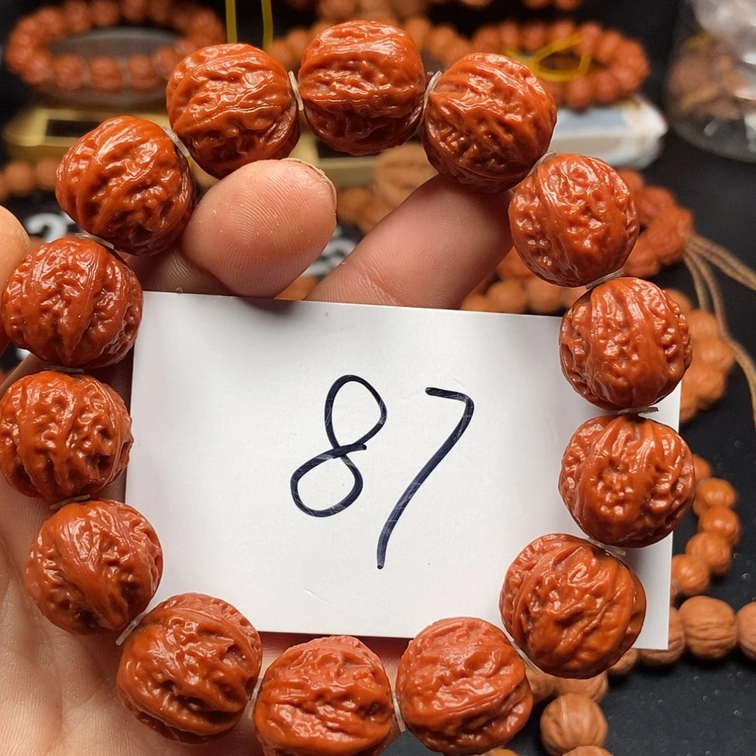 文玩核桃手串八棱20