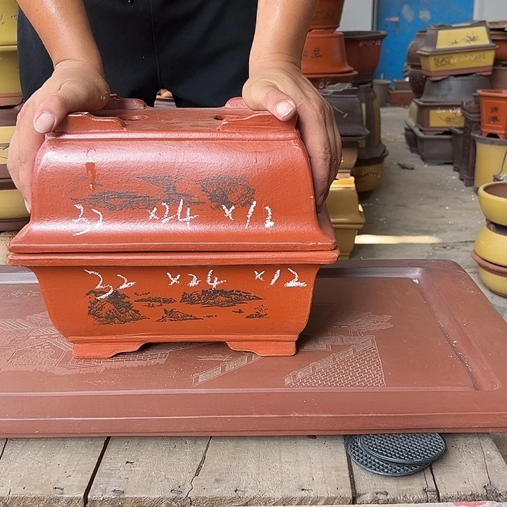 紫砂花盆紫砂花盆