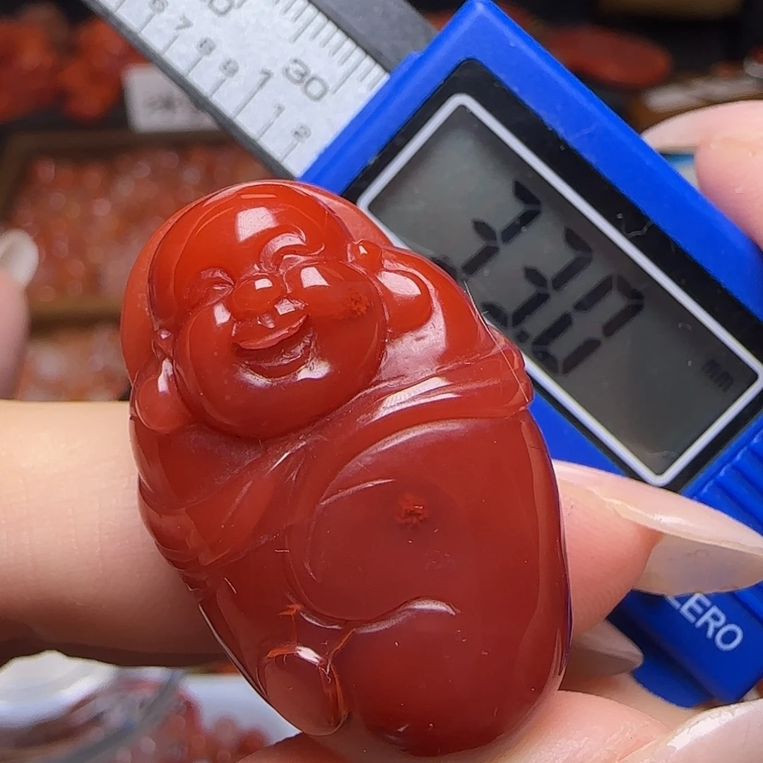 南红玛瑙未镶嵌颈饰