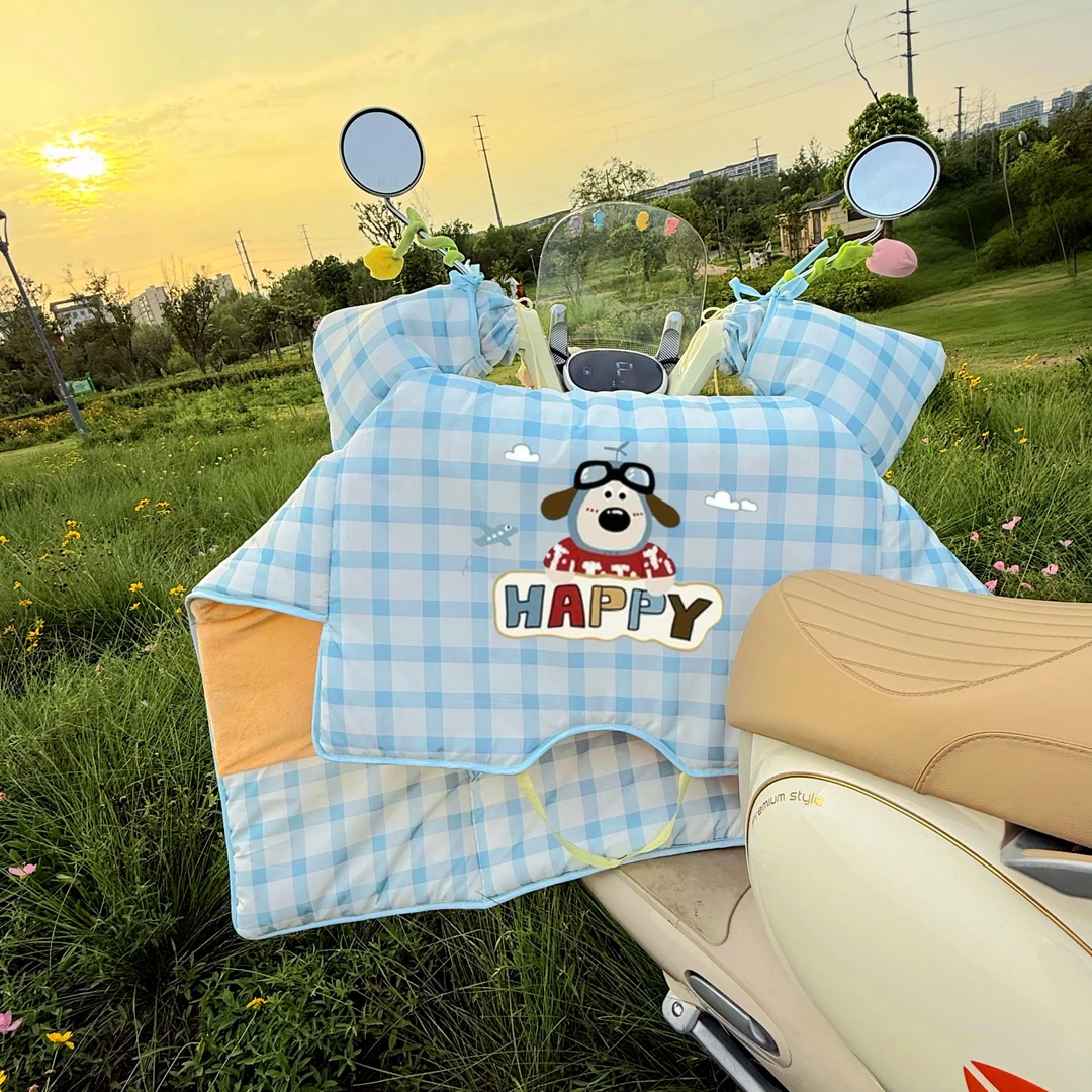 新款2025冬季电动车挡风被加绒加厚防水防寒防风保暖冬季通用